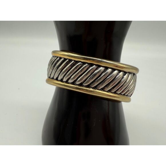 Premier design Jewelry - Premier design clamp bracelet silver and gold tone